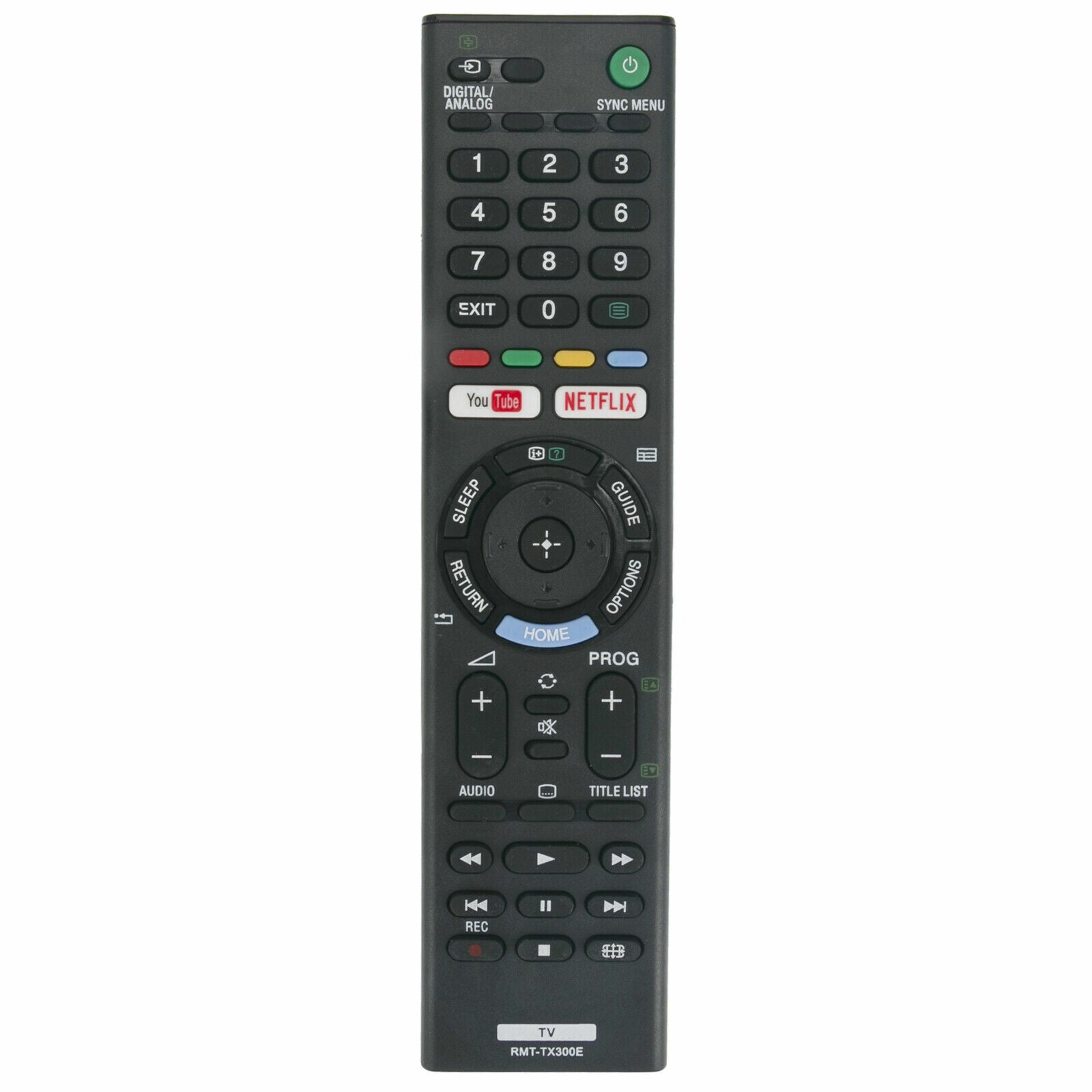 New RMT-TX300E RMTTX300E Netflix Youtube Remote Control for SONY BRAVIA TV