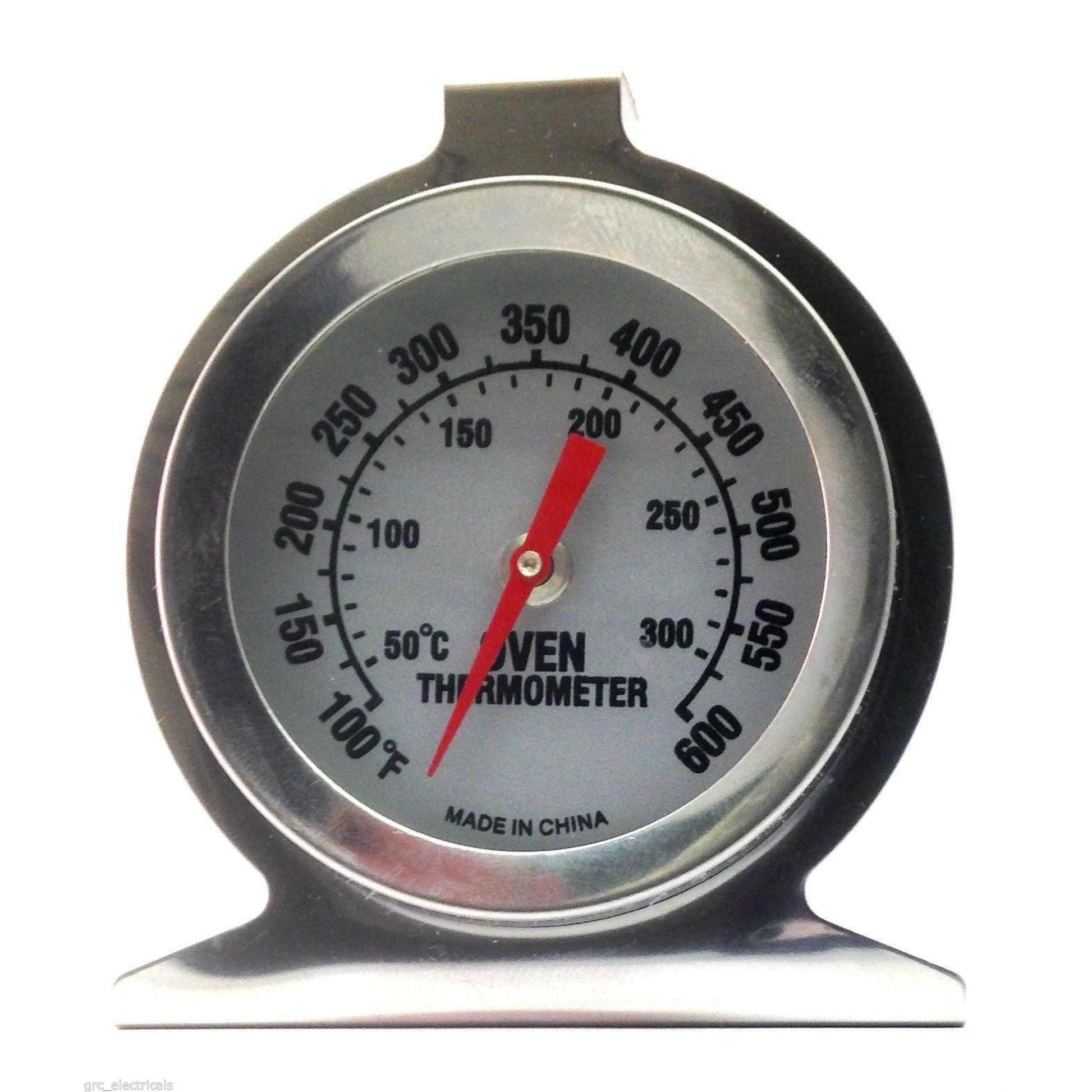 UK Stainless Steel Oven Thermometer Temperature Gauge Probe - Gas Electric