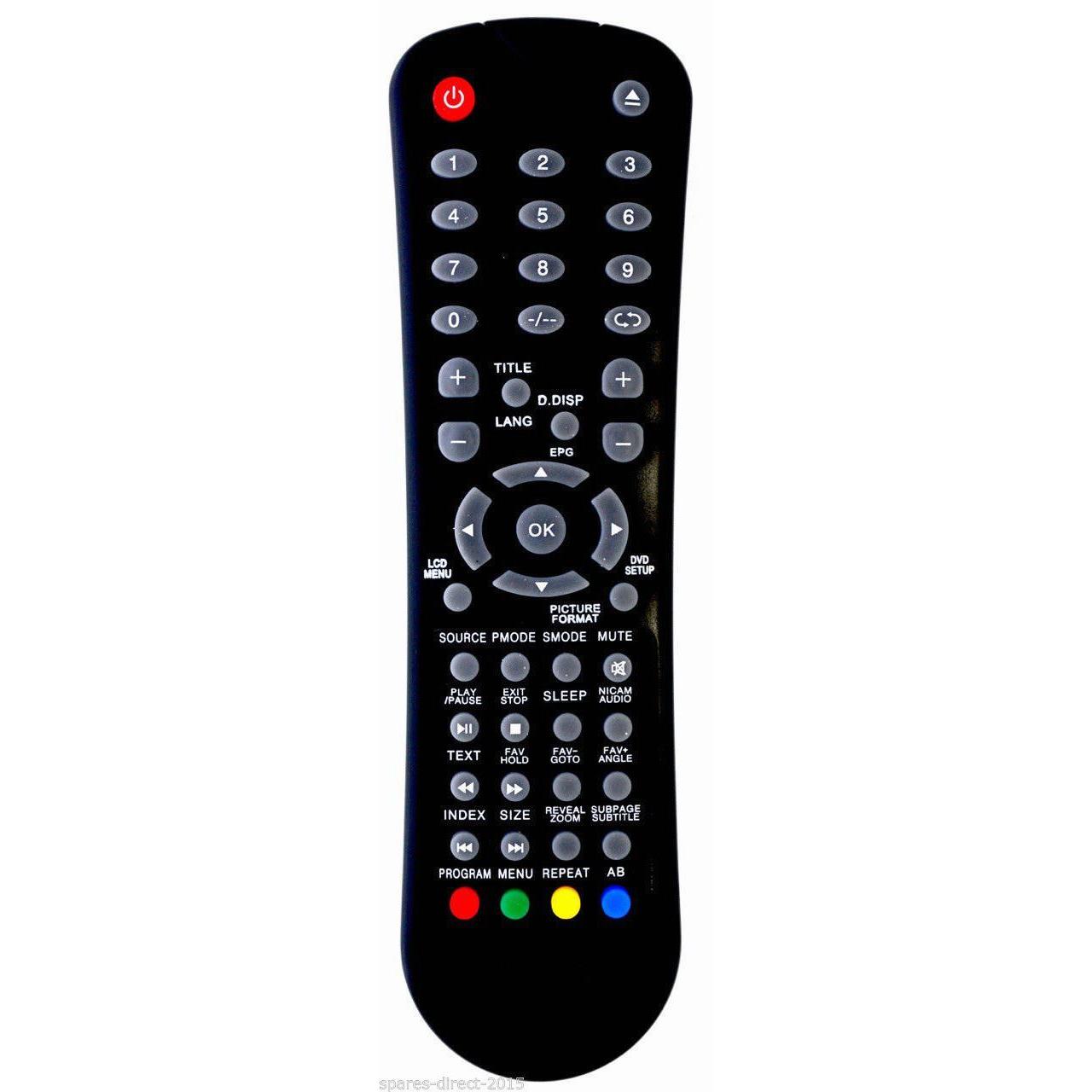 *NEW* Replacement TV Remote Control for Blaupunkt 32/123J-GB-3B-HCDU-UK