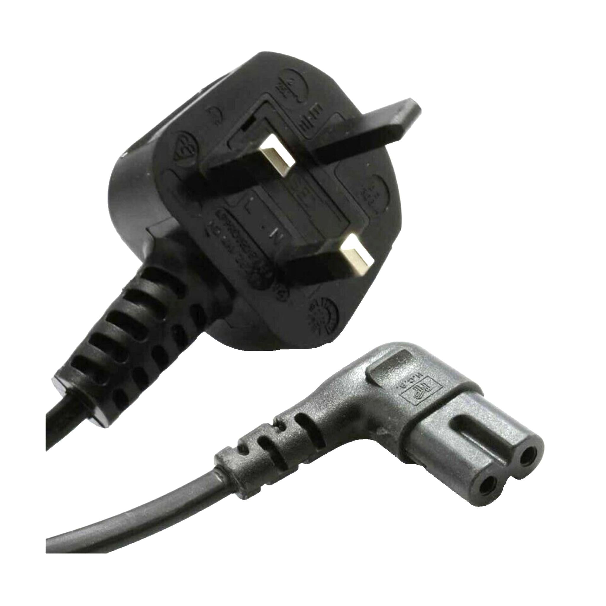 Right Angle 1.9M Power Cable For Samsung SOUND BAR HW-MS6500ZF / HW-MS6500