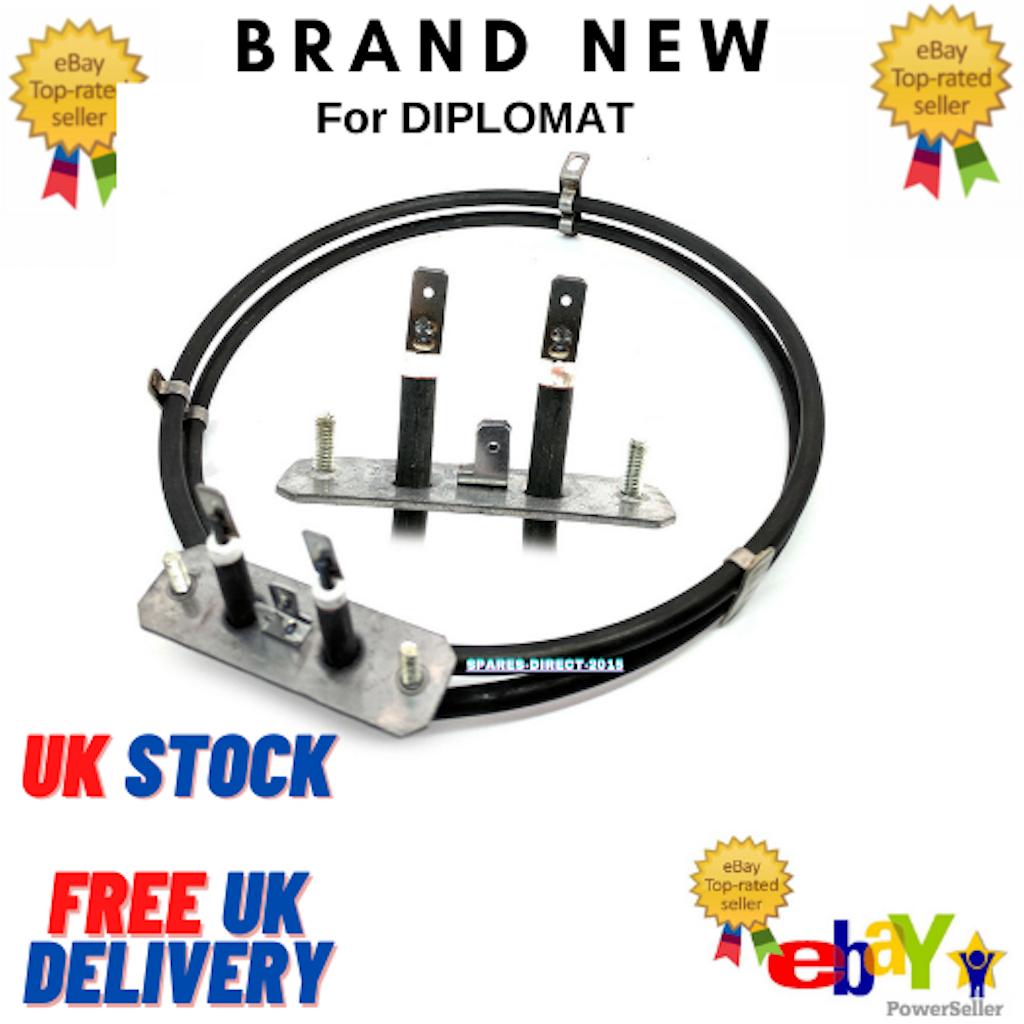 for Diplomat Fan Oven Cooker Element 2000W ADP3310 ADP4553