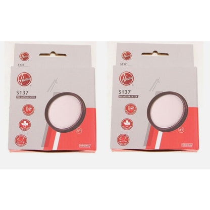 2 x Hoover H-Free 300 Vacuum Cleaner Motor Filter S137 Genuine Part