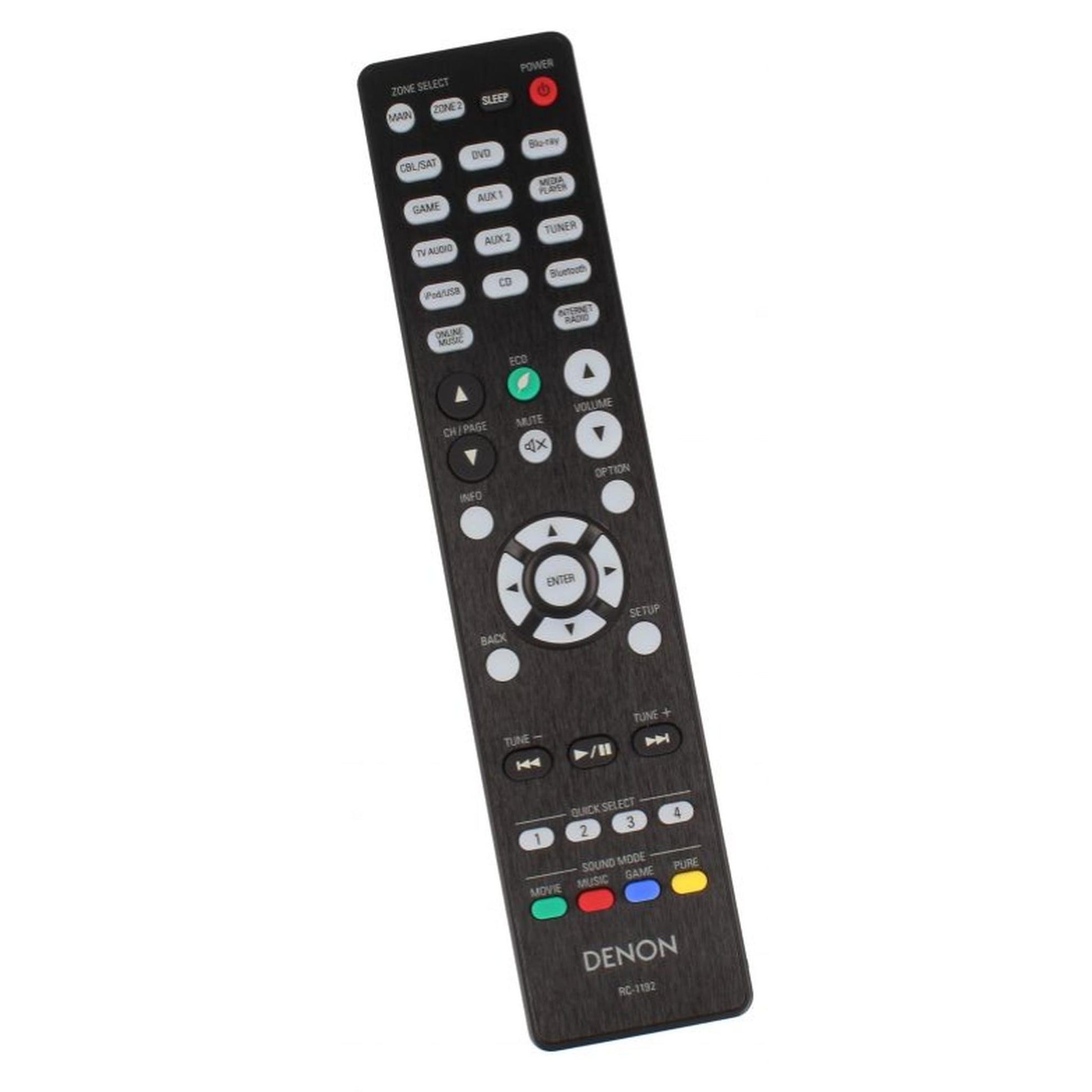 New RC-1192 Remote Control For Denon AV Receiver AVR-X3100W AVR-X2100W AVR-S910W
