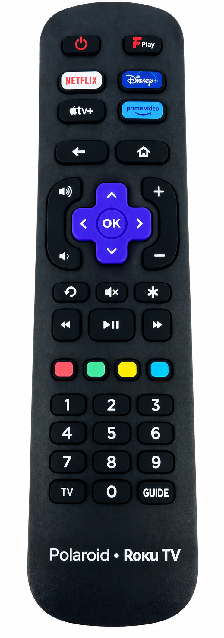 GENUINE Polaroid ROKU Remote Control P32RR1314U, PR55U3421SKB, P40FR1314U