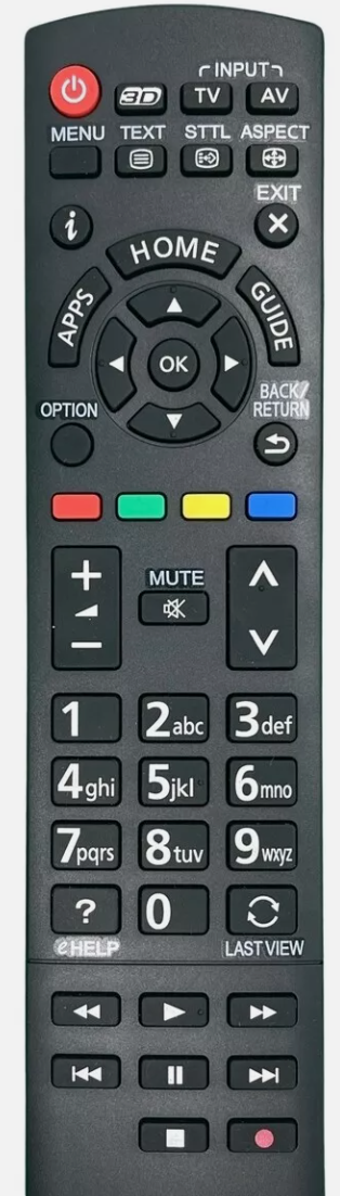 Genuine Remote Control For Panasonic TX-39AS500B / TX39AS500B