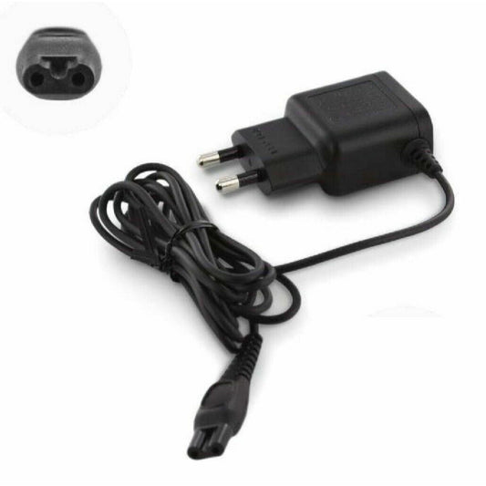 HQ8505 UK 2 PIN AC Charger Supply Power Adapter For Philips Trimmer Shaver